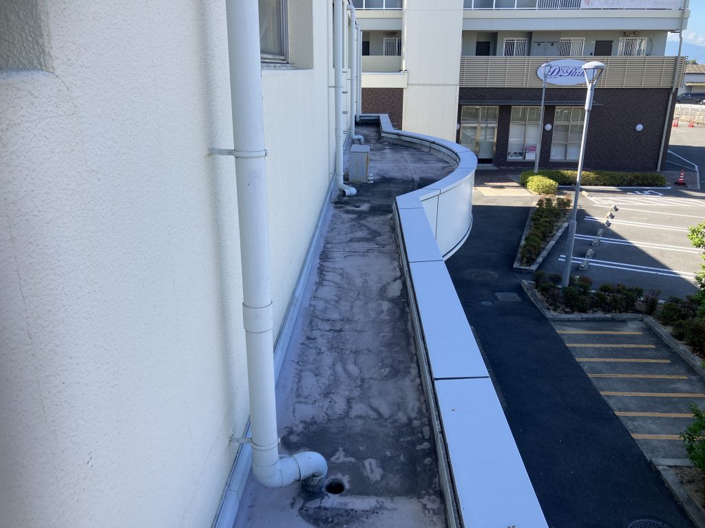 奥側ベランダの全体