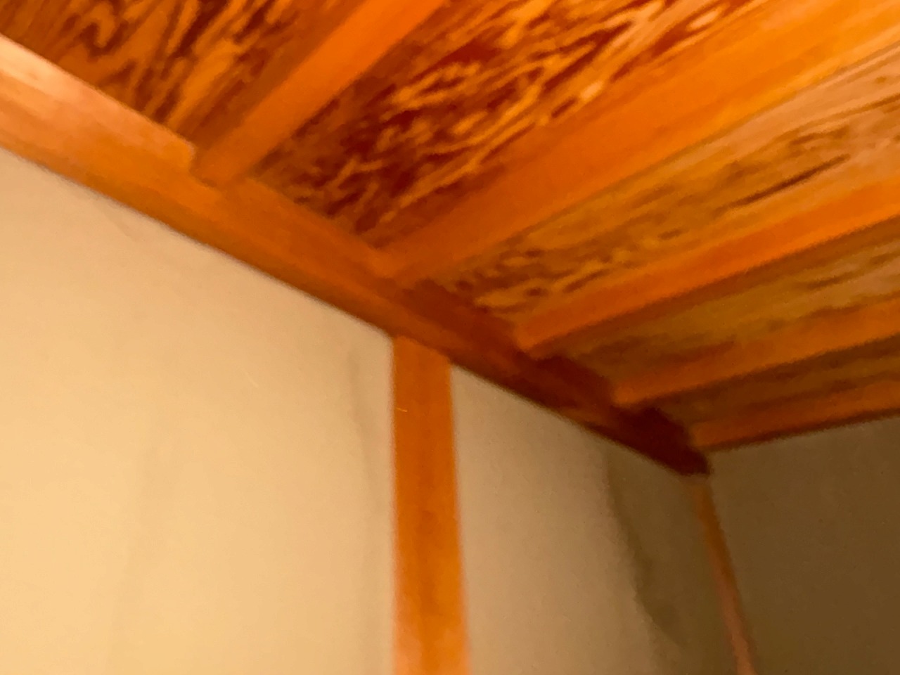 奈良市にて天井雨漏り！瓦屋根の谷板金の穴あき！谷板金交換のご提案！