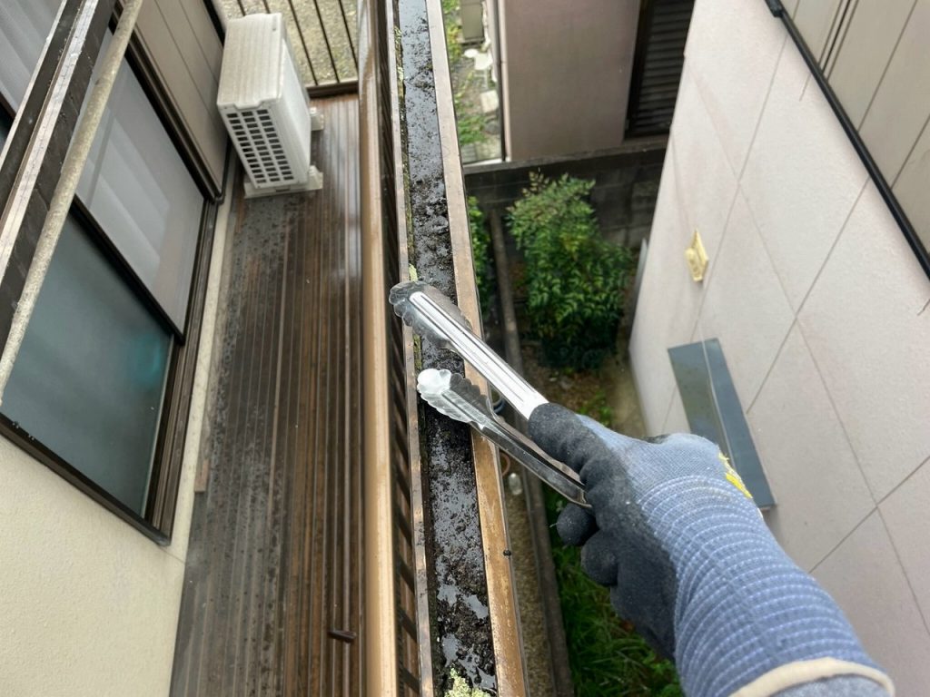 フレーム清掃作業