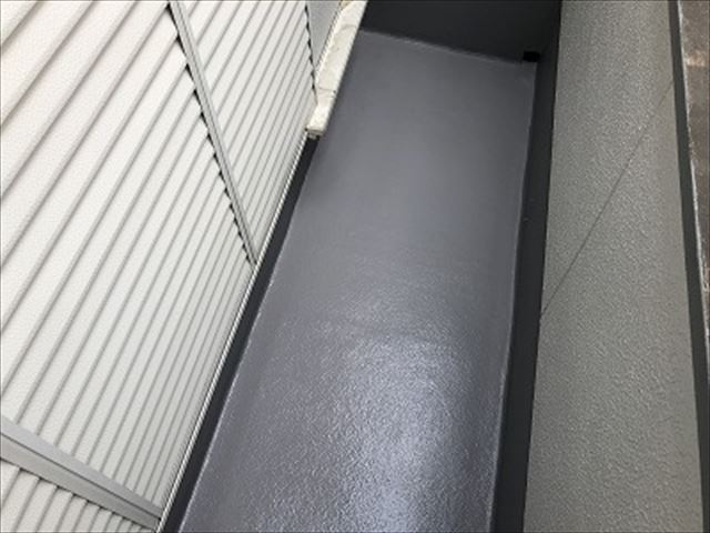 ベランダ　FRP防水完了