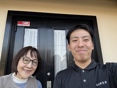 奈良市で屋根の雪止め設置工事　誠実な信用できる会社で安心した