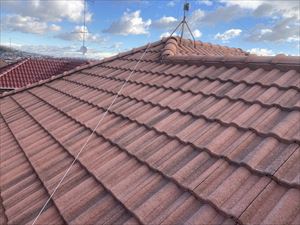 屋根　洗浄完了