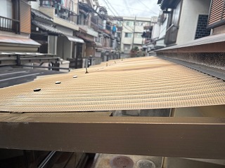 上から見た波板屋根