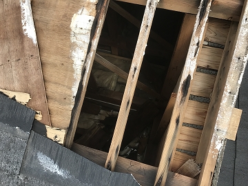 屋根の穴