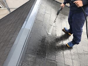 屋根の洗浄