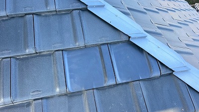 生駒市瓦屋根差し替え補修完了