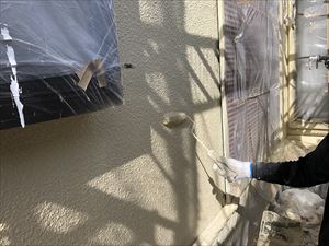 外壁　上塗り２回目塗装