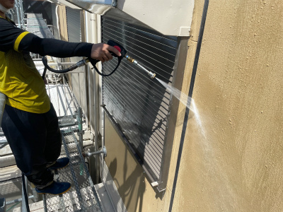 外壁　高圧洗浄