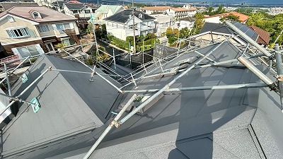 奈良市屋根カバー工事完了