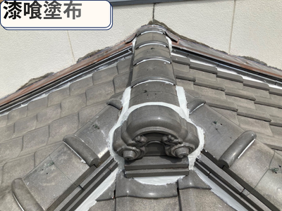 漆喰塗布