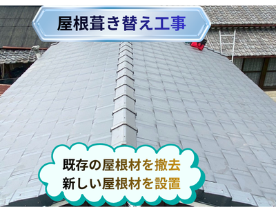 屋根葺き替え工事