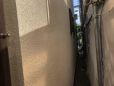 外壁仕上げ後