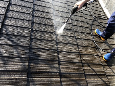 屋根高圧洗浄