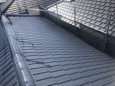 屋根　塗装完了