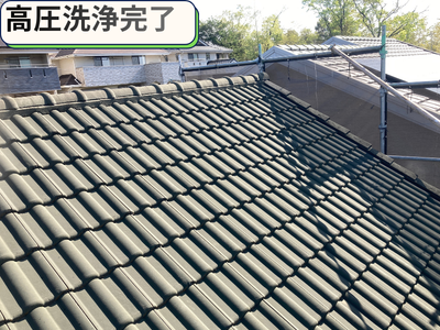 高圧洗浄作業