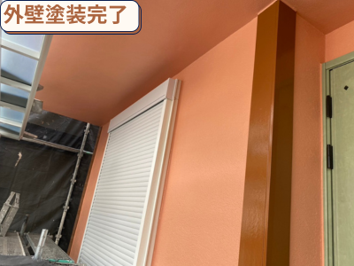上塗り2回目