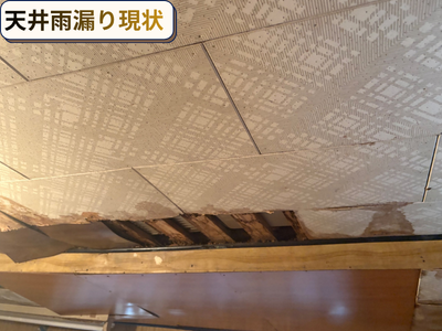 天井現状