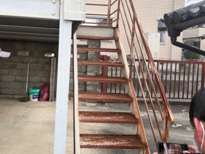 奈良市にて鉄部の錆にお困りの方へ！錆止めだけでは錆は止めれない